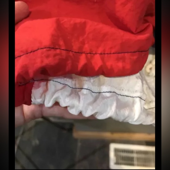 80s red white blue Windbreaker zip jacket color block sailing nautical preppy MP - Picture 10 of 13